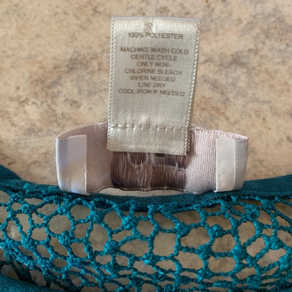 LOFT Green Sleeveless Top XS - Picture 3 of 5